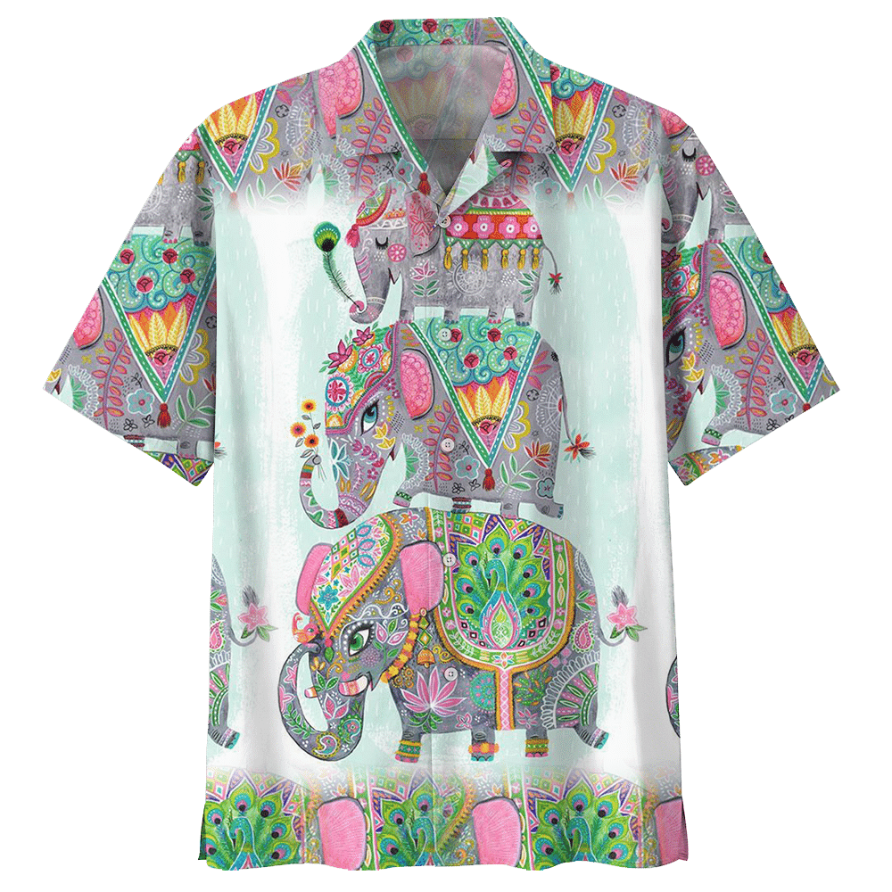 Elephant Event Hawaiian Shirt For Men Women