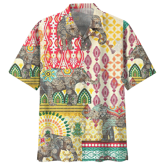 Elephant Hawaiian Shirt For Men Women