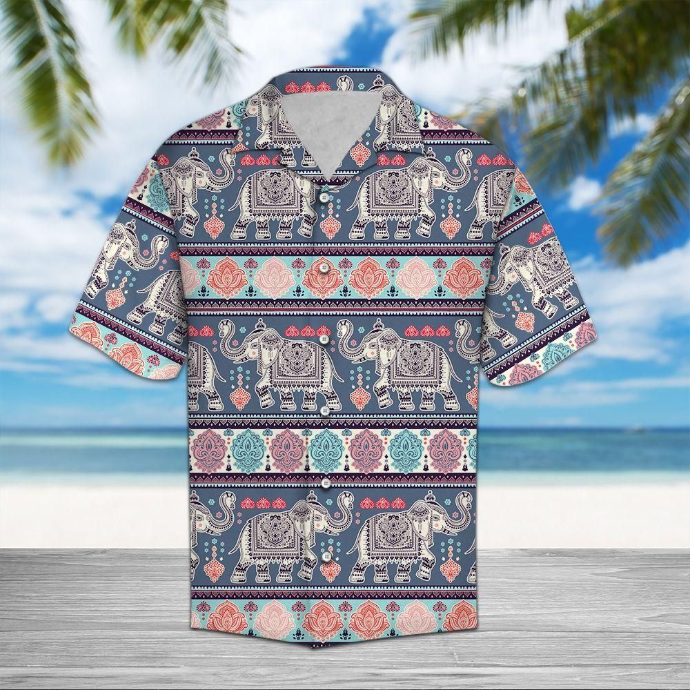 Elephant Multicolor Amazing Design Hawaiian Shirt For Men Women