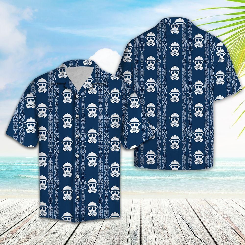 Firefighter Pattern Blue Best Design Hawaiian Shirt For Men Women