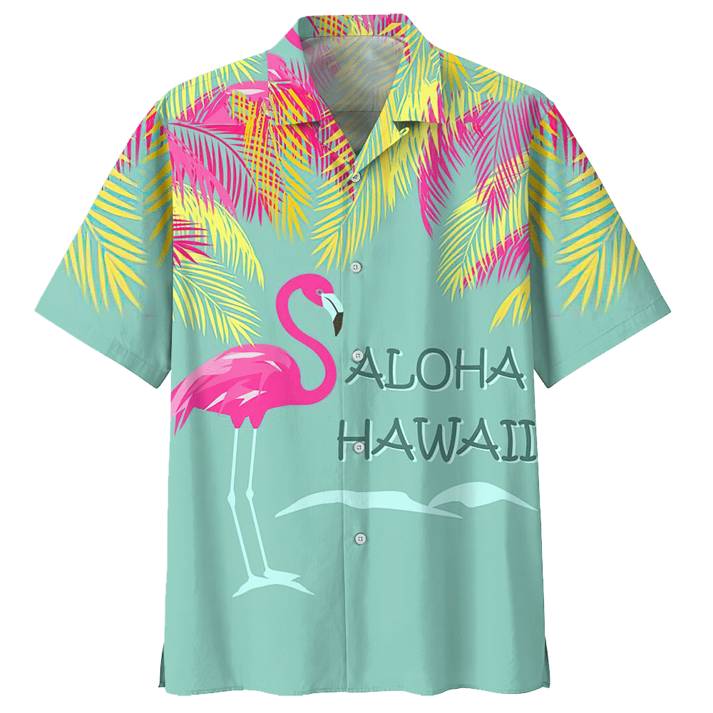 Flamingo Aloha Hawaii Hawaiian Shirt For Men Women