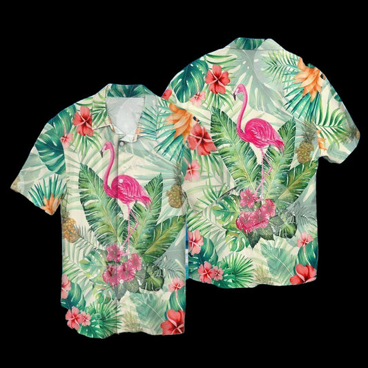 Flamingo Colorful Amazing Hawaiian Shirt For Men Women Tee