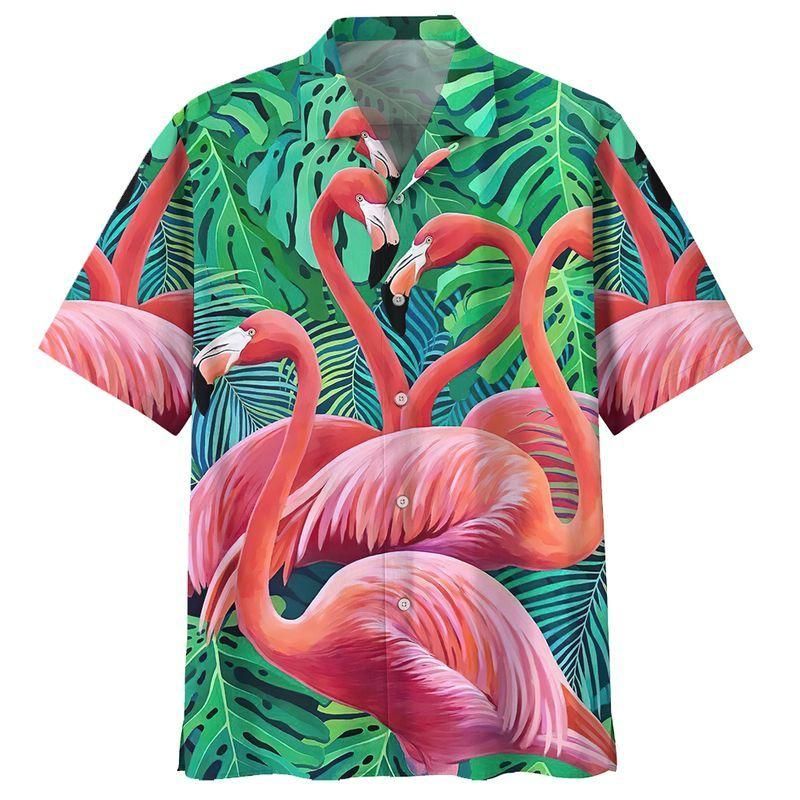 Flamingo Colorful Best Hawaiian Shirt For Men Women Clothing