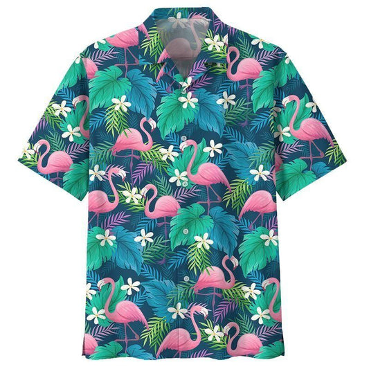 Flamingo Colorful Best Hawaiian Shirt For Men Women