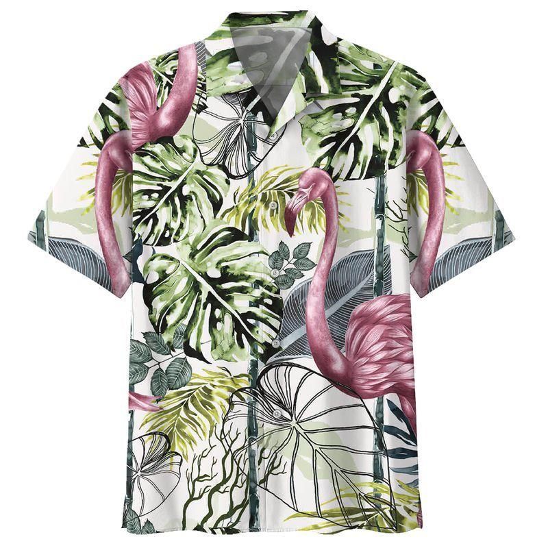 Flamingo Colorful Nice Hawaiian Shirt For Men Women