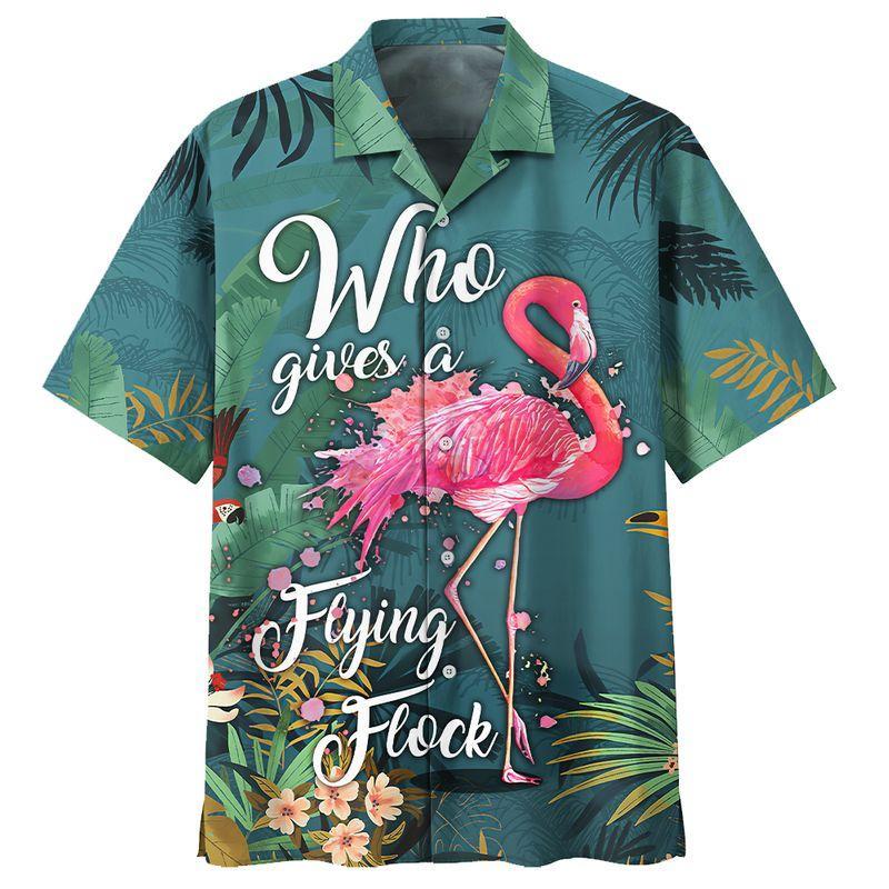 Flamingo Hawaiian Shirt For Men Women