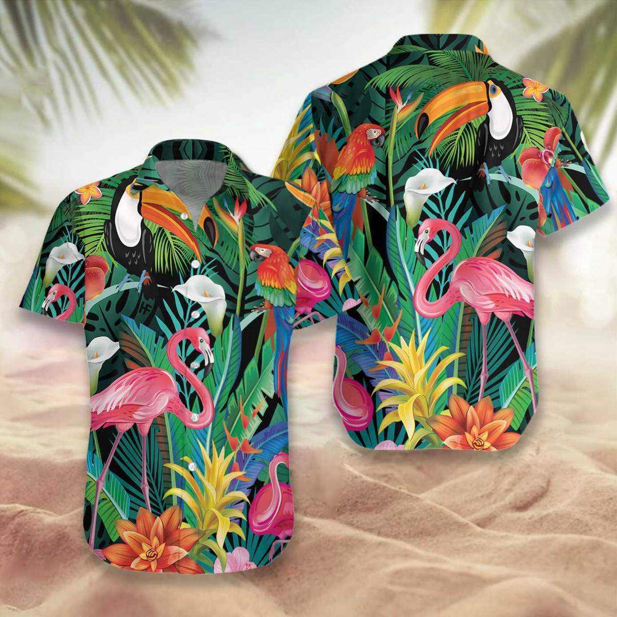 Flamingo Hawaiian Shirt Hawaiian Shirt For Men Hawaiian Shirt For Women