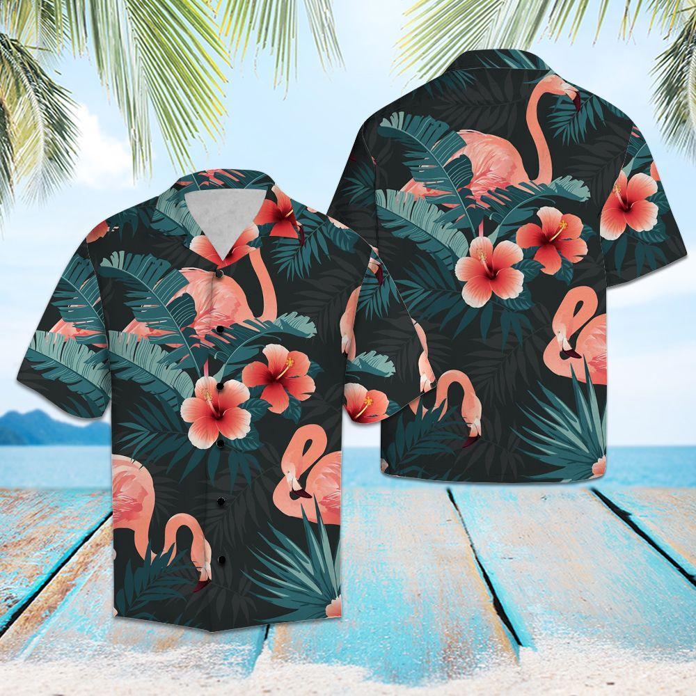 Flamingo Tropical Hawaiian Shirt For Men Women