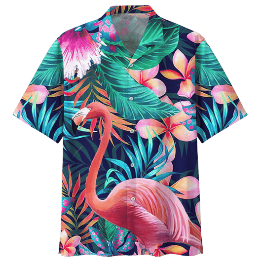 Flamingo Tropical Hawaiian Shirt For Men Women