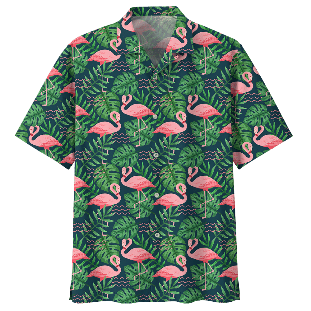 Flamingo Tropical Pattern Hawaiian Shirt Clothing For Men Women