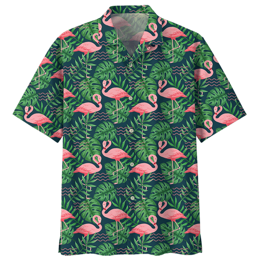 Flamingo Tropical Pattern Hawaiian Shirt Clothing For Men Women