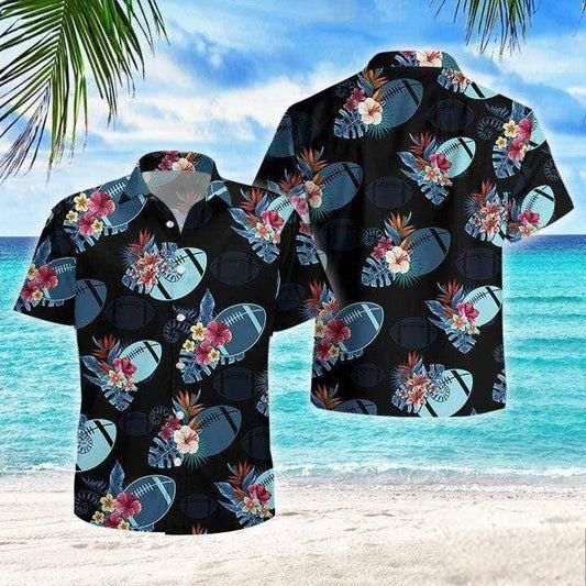 Football For Life Summer Vibe Tropical Hawaiian Aloha Shirt For Men Women