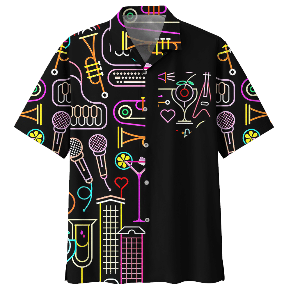 Guitar Music Party Hawaiian Shirt For Men Women