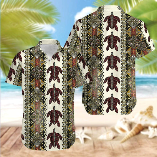 Hawaiian Aloha Shirt Awesome Turtle Art For Men Women