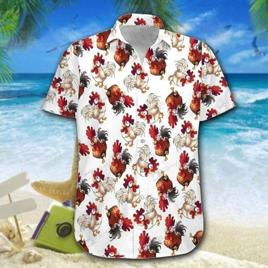 Hawaiian Aloha Shirt Baby Chicken For Men Women