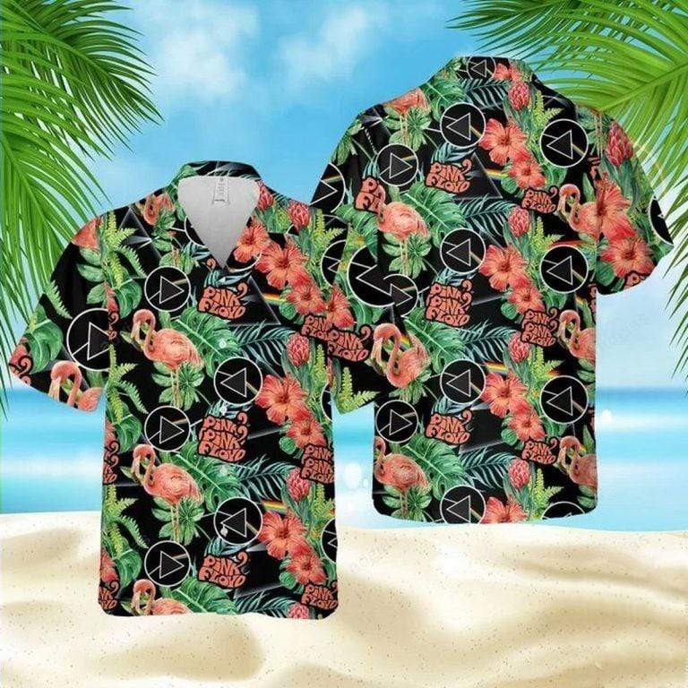 Hawaiian Aloha Shirt Flamigo Music For Men Women