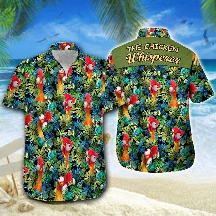 Hawaiian Aloha Shirt The Chicken Whisperer For Men Women