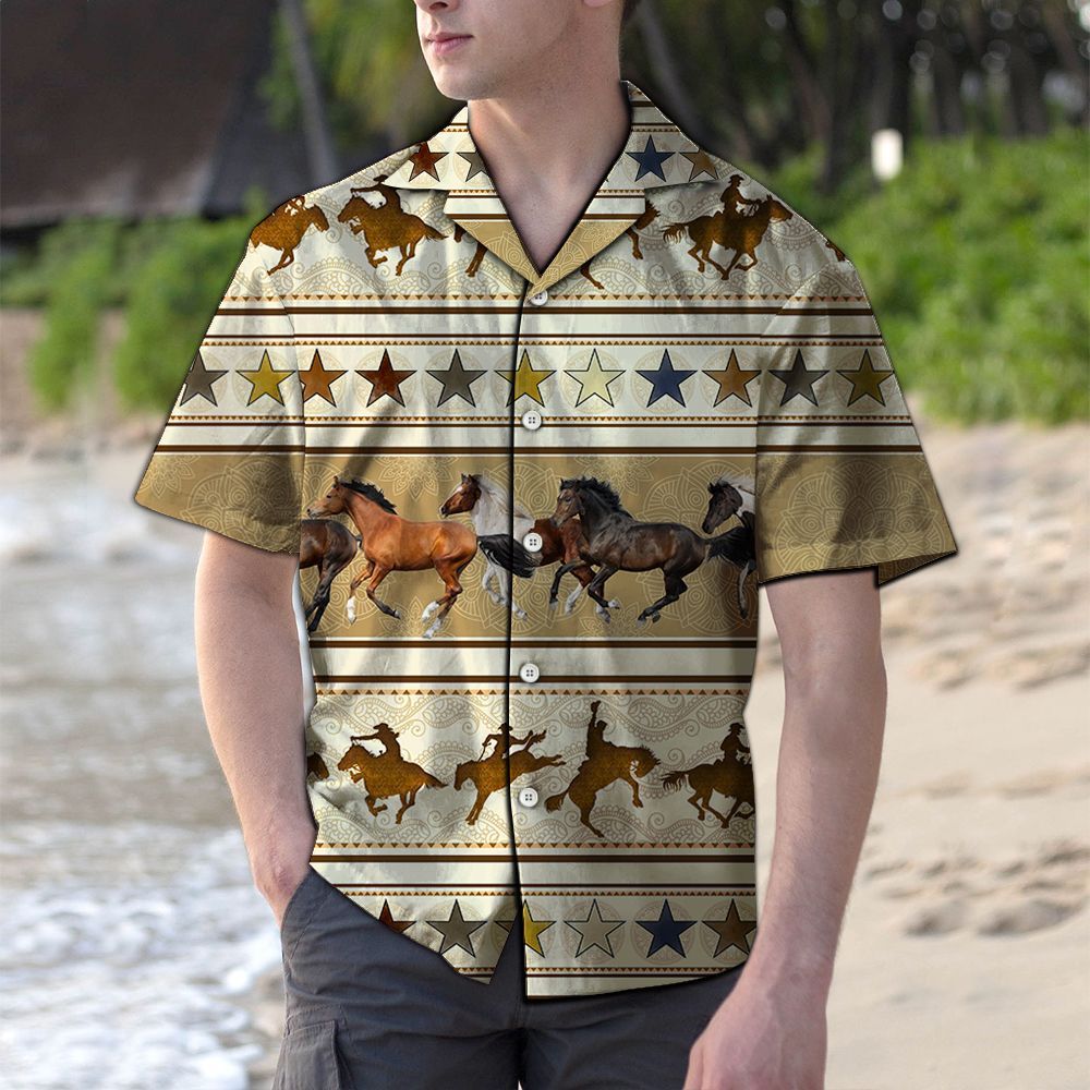 Hawaiian Shirt Horse Herd For Men Women