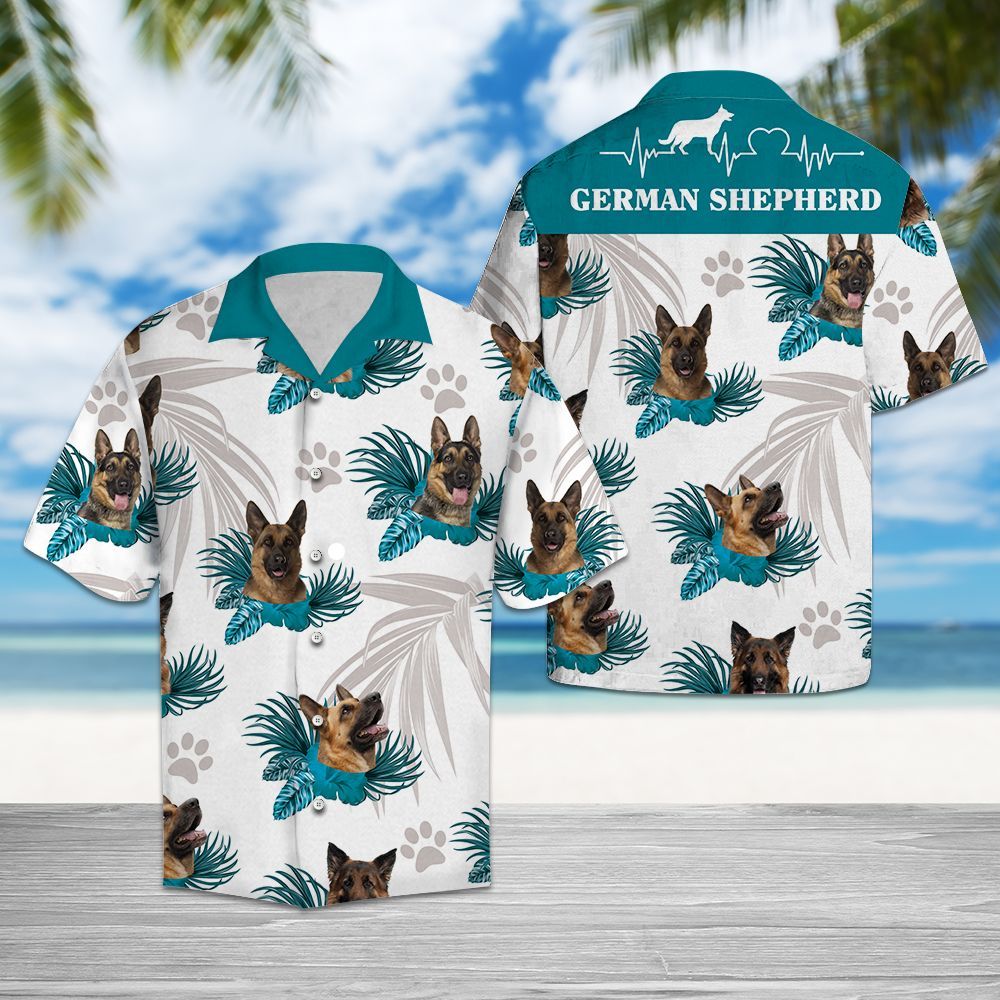 Hawaiian Shirt Love German Shepherd For Men Women