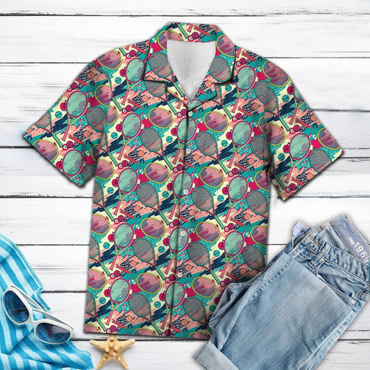 Hawaiian Shirt Tennis Colorful For Men Women