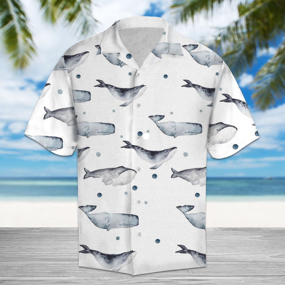 Hawaiian Shirt Whale For Men Women