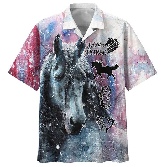 Horse Hawaiian Shirt For Men Women