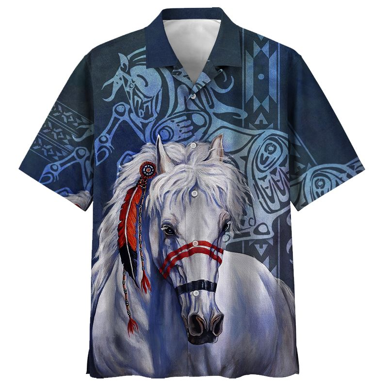 Horse Hawaiian Shirt For Men Women