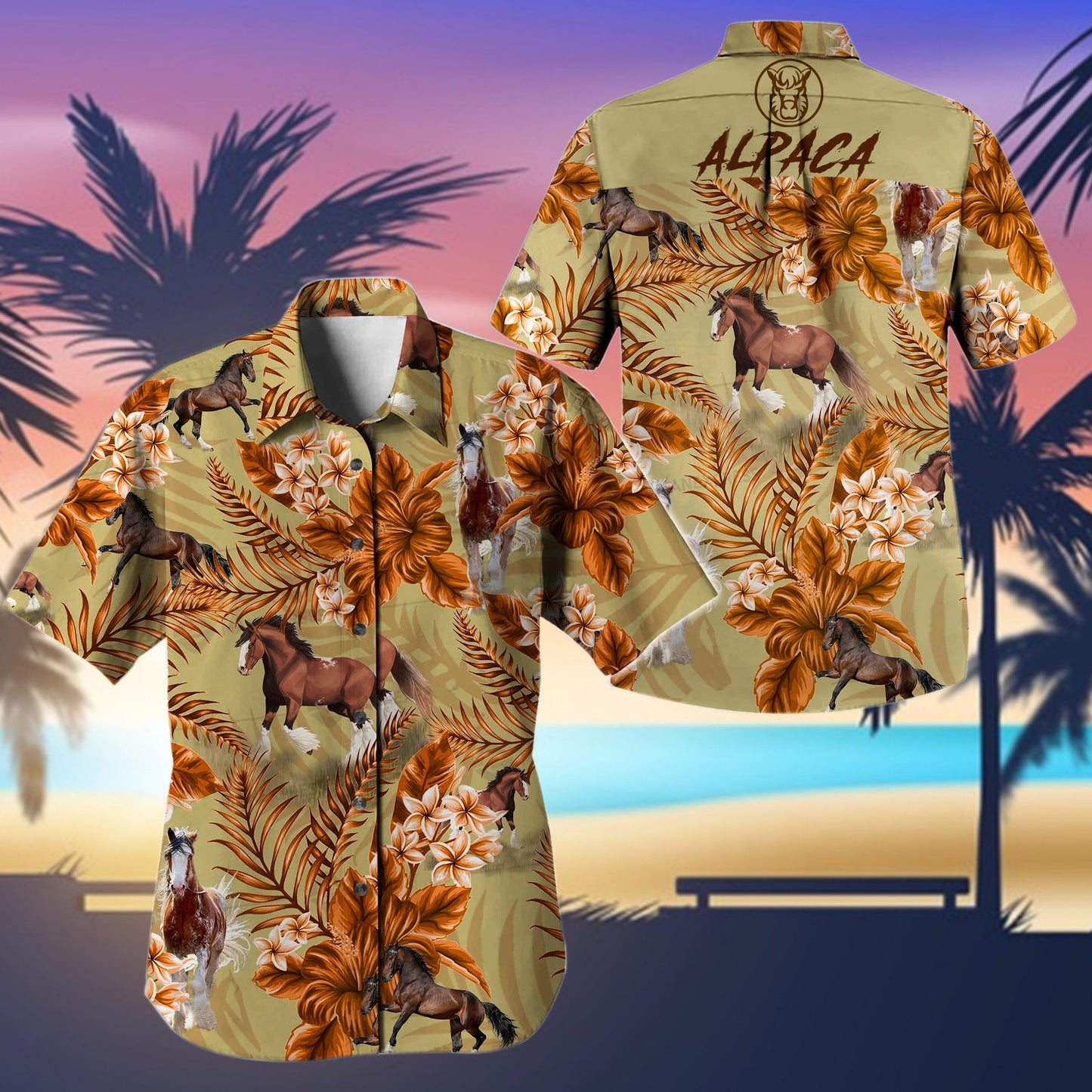 Horse Hawaiian Shirt For Men Women