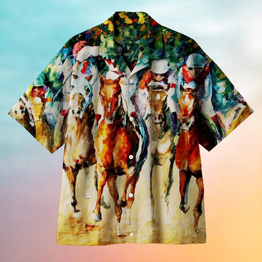 Horse Hawaiian Shirt For Men Women