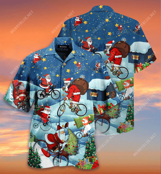 Im Dreaming Of A Bike Christmas Hawaiian Shirt For Men Women