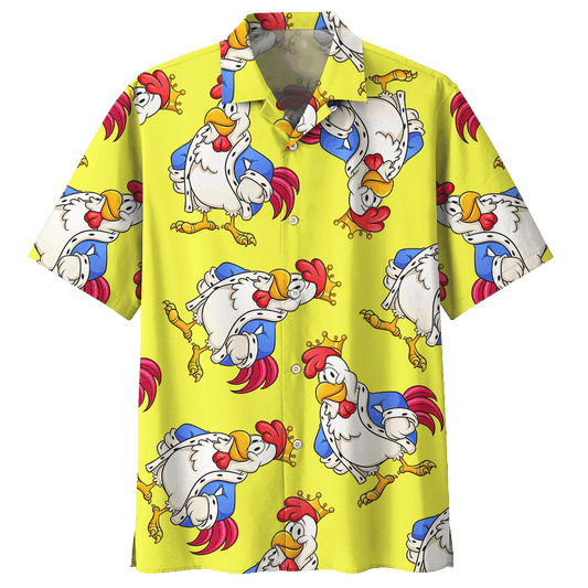 King Chicken Hawaiian Shirt For Men Women