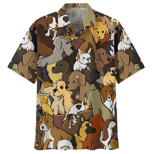 List Of Golden Retriever Dog Hawaiian Shirt For Men Women