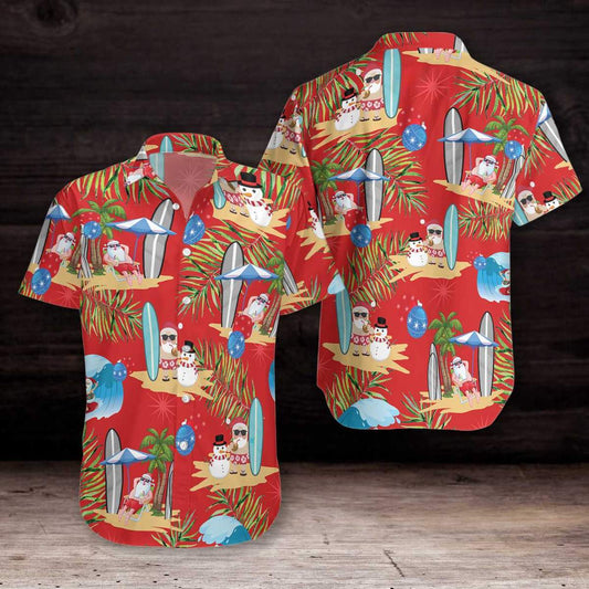 Merry Christmas Santa Claus Hawaiian Shirt For Men Women