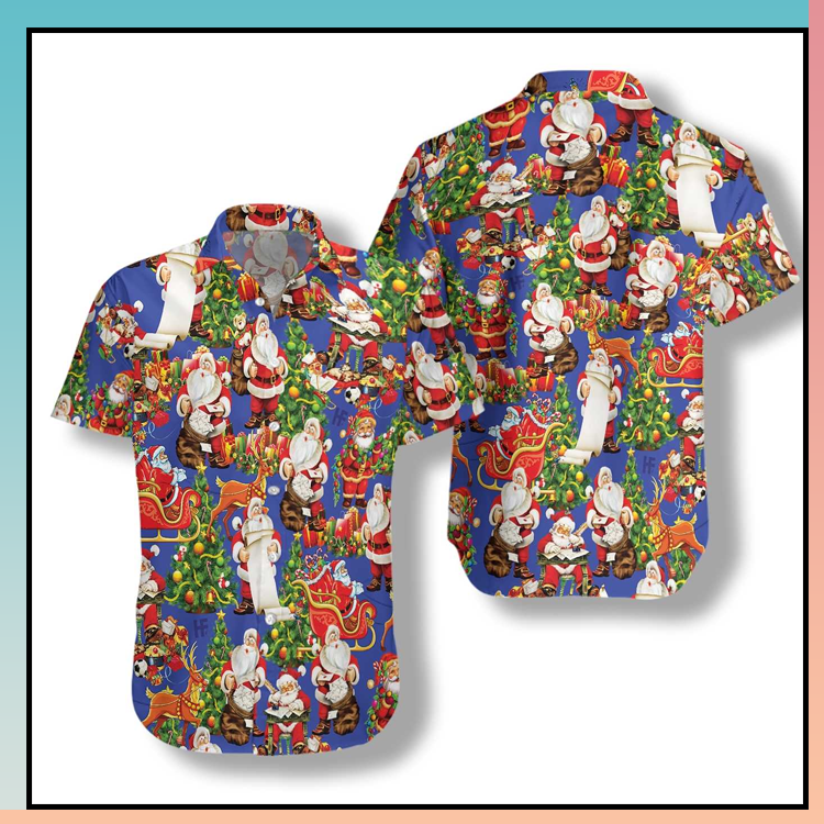 Merry Christmas Santa Claus Hawaiian Shirt For Men Women