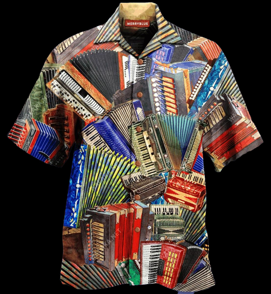 Music Colorful Nice Design Hawaiian Shirt For Men Women