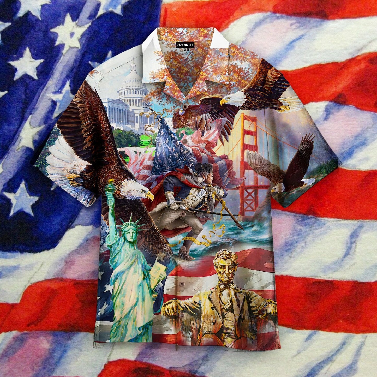 My Patriotic Heart Beats Independence Day Hawaiian Shirt For Men Women