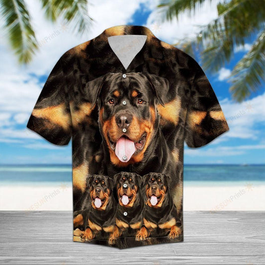 Rottweiler Black Amazing Design Hawaiian Shirt For Men Women