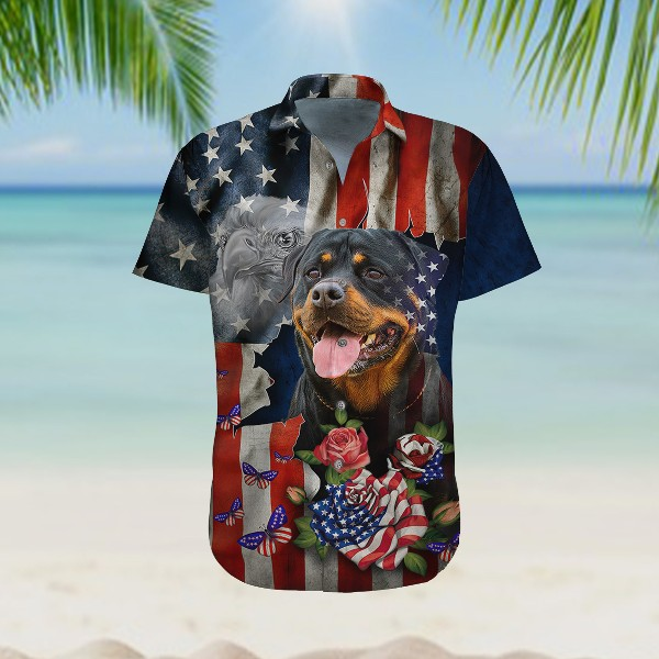 Rottweiler Hawaiian Shirt For Men Women