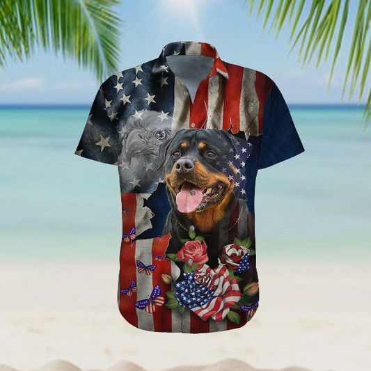 Rottweiler Hawaiian Shirt For Men Women