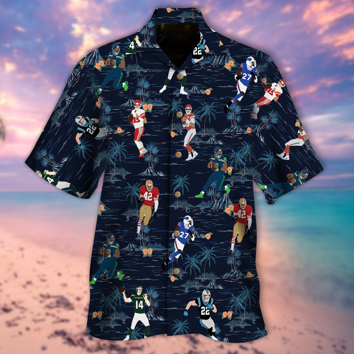 Rugby Football Hawaiian Shirt For Men Women