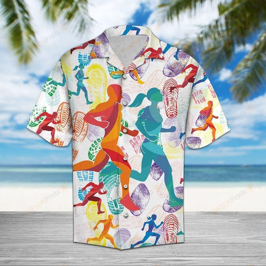 Running Lovers Multicolor Amazing Design Hawaiian Shirt For Men Women