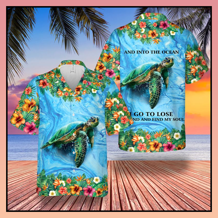 Sea Turtle Hawaiian Shirt For Men Women