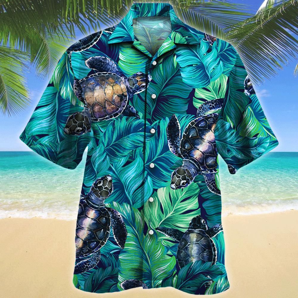 Sea Turtle Lovers Gift Hawaiian Shirt For Men Women