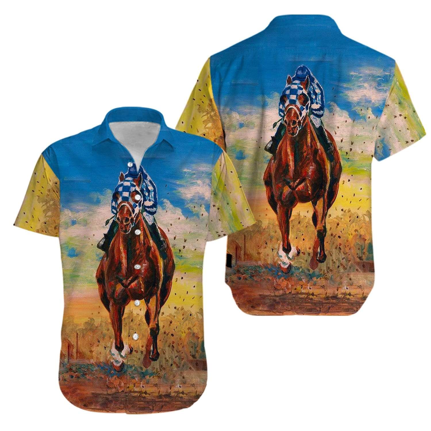 Secretariat Best Horse Racing Hawaiian Aloha Shirt For Men Women