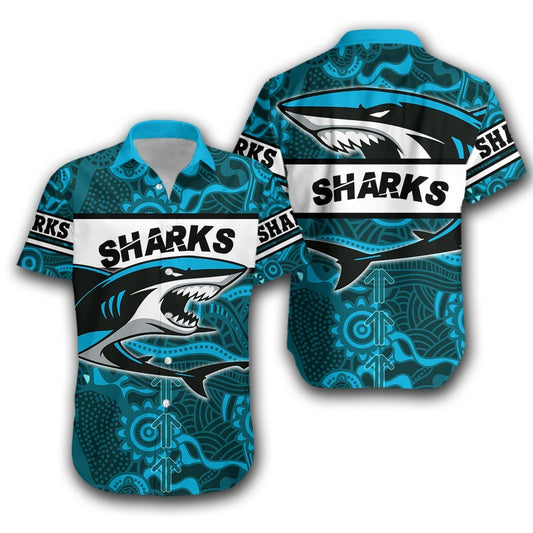 Sharks Hawaiian Shirt For Men Women