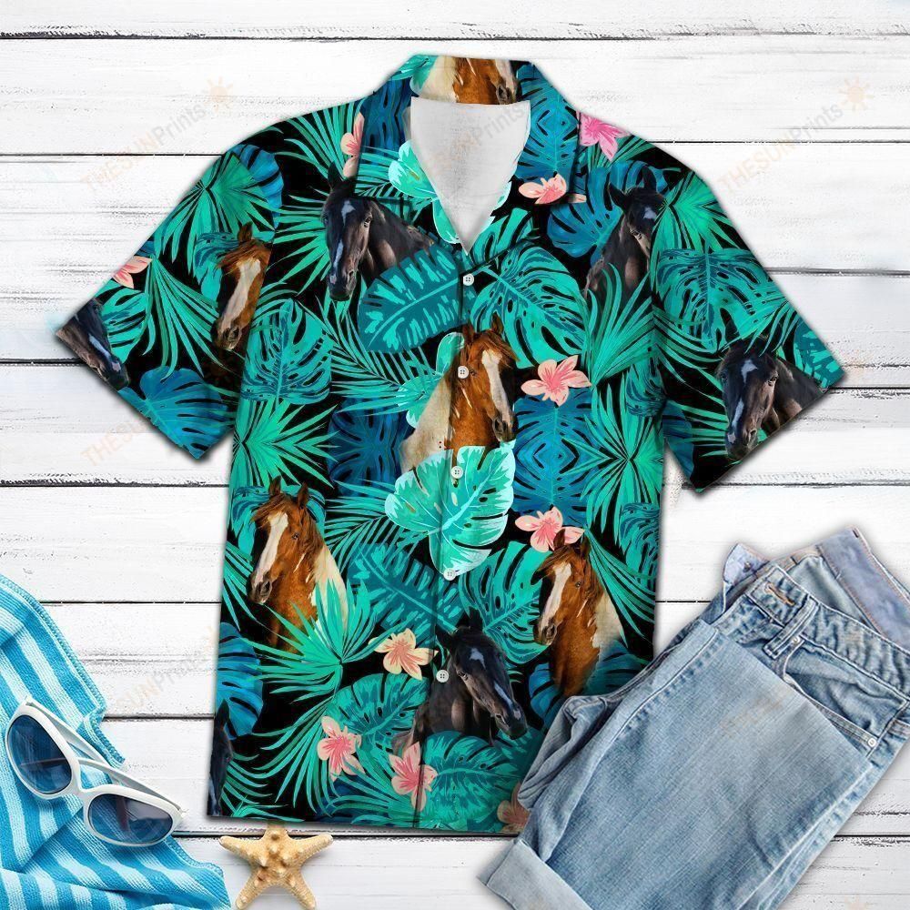 Tennessee Walking Horse Green Amazing Design Hawaiian Shirt