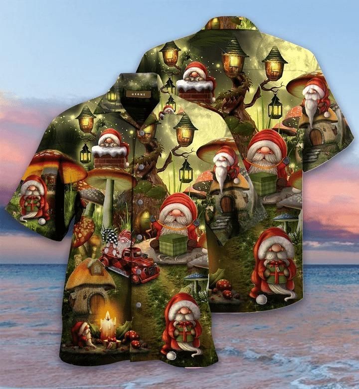 The Gift Of The Gnome Christmas Hawaiian Shirt