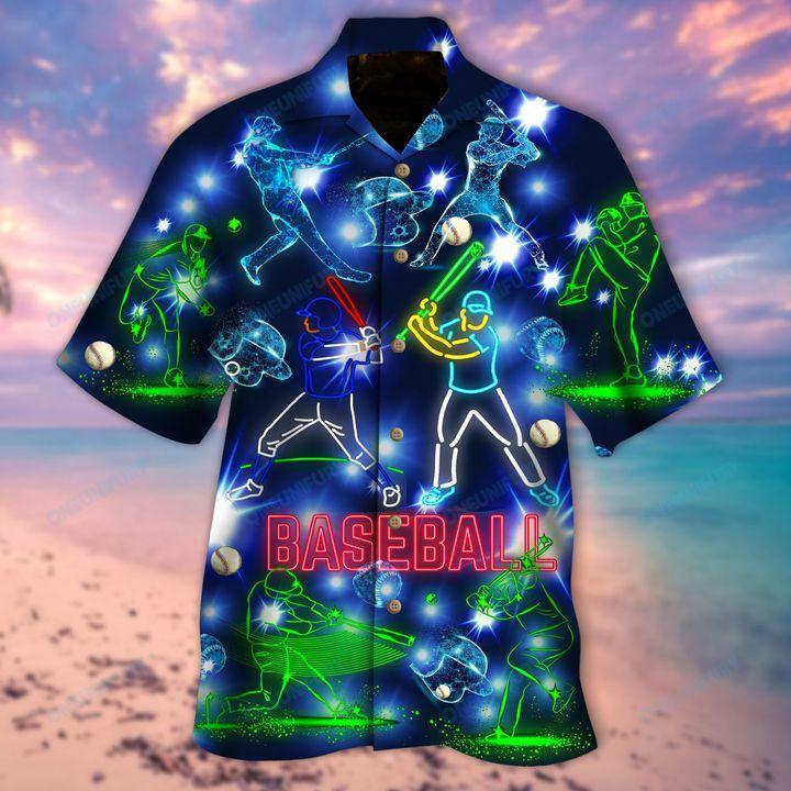 Theres No Crying In Baseball Hawaiian Shirt