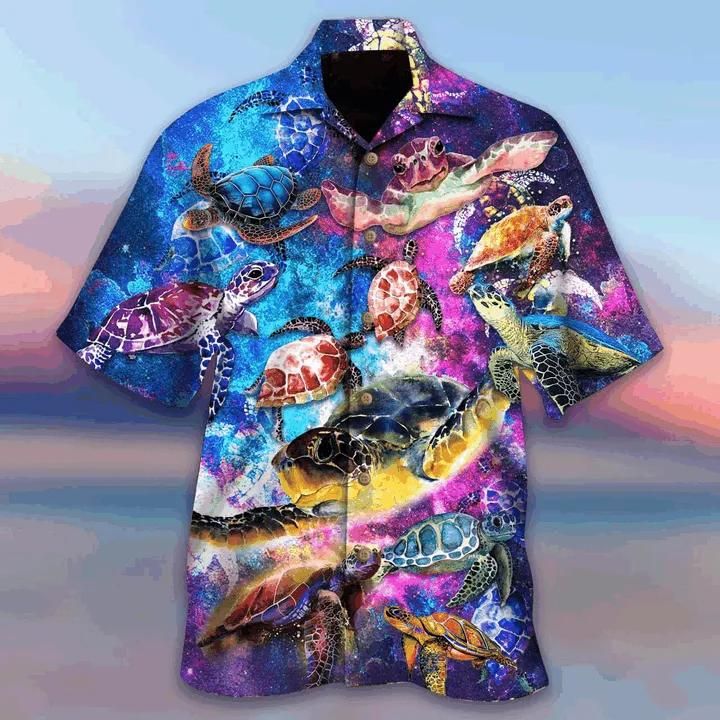 Try To Be Like The Turtle At Ease In Your Own Shell Multicolor Best Design Hawaiian Shirt