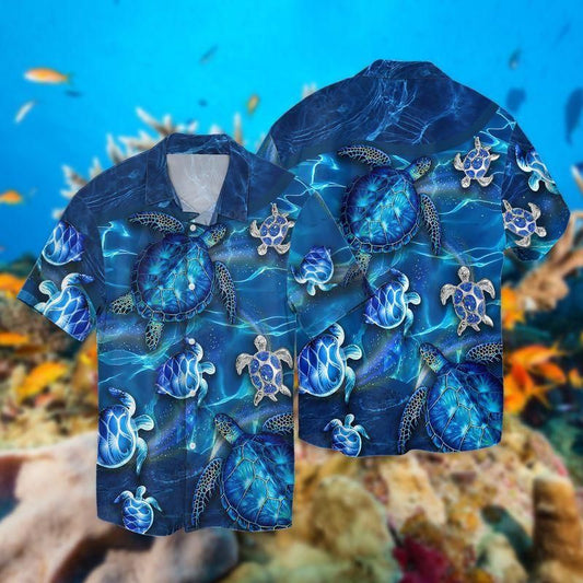 Turtle Colorful Best Hawaiian Shirt